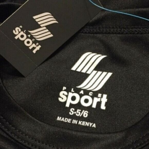 Boys Childrens Place Boy SML 5/6 Crew Top Black SS Maximum Velocity NWT - Picture 7 of 8